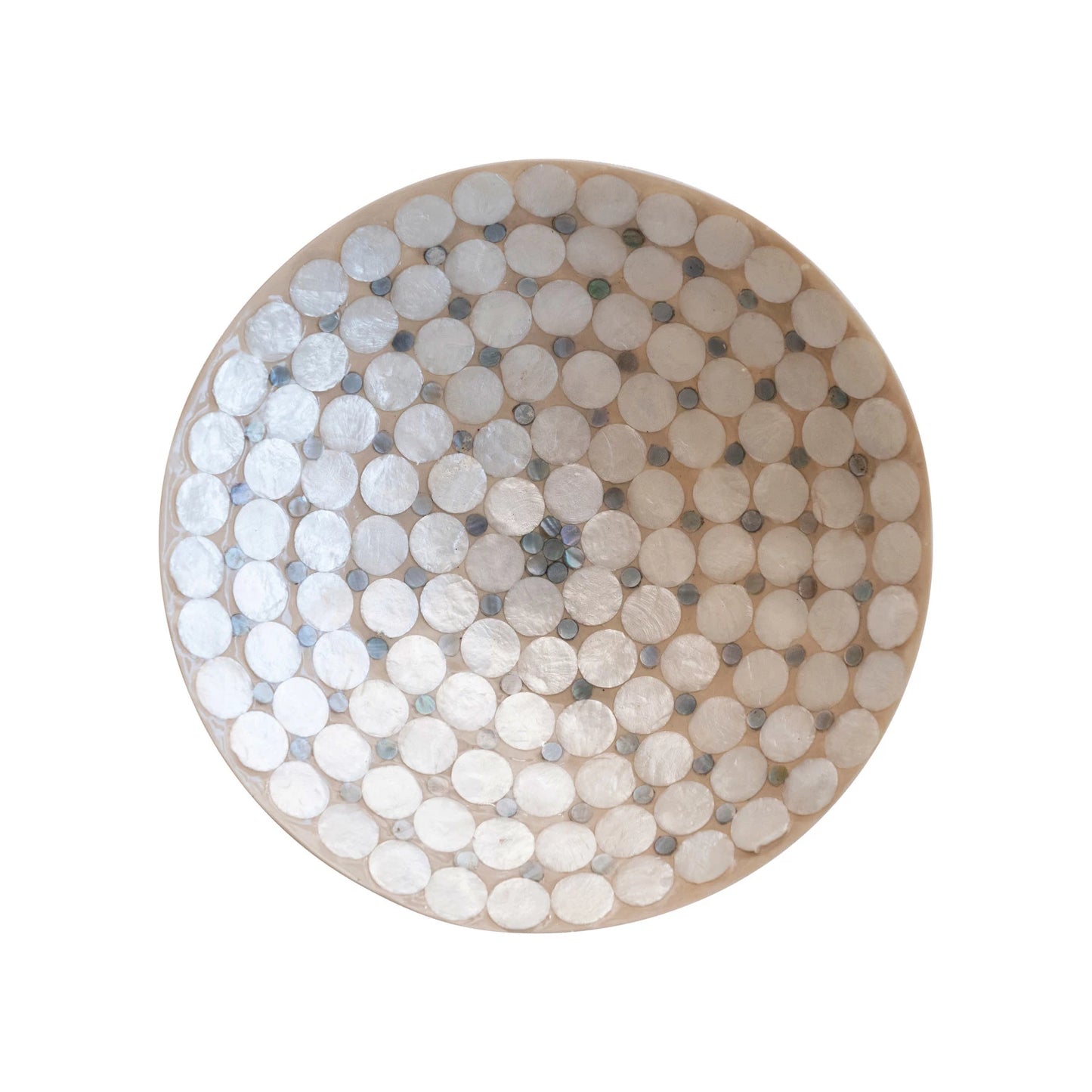 Resin & Capiz Bowl