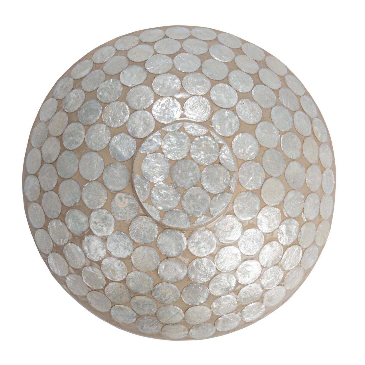 Resin & Capiz Bowl