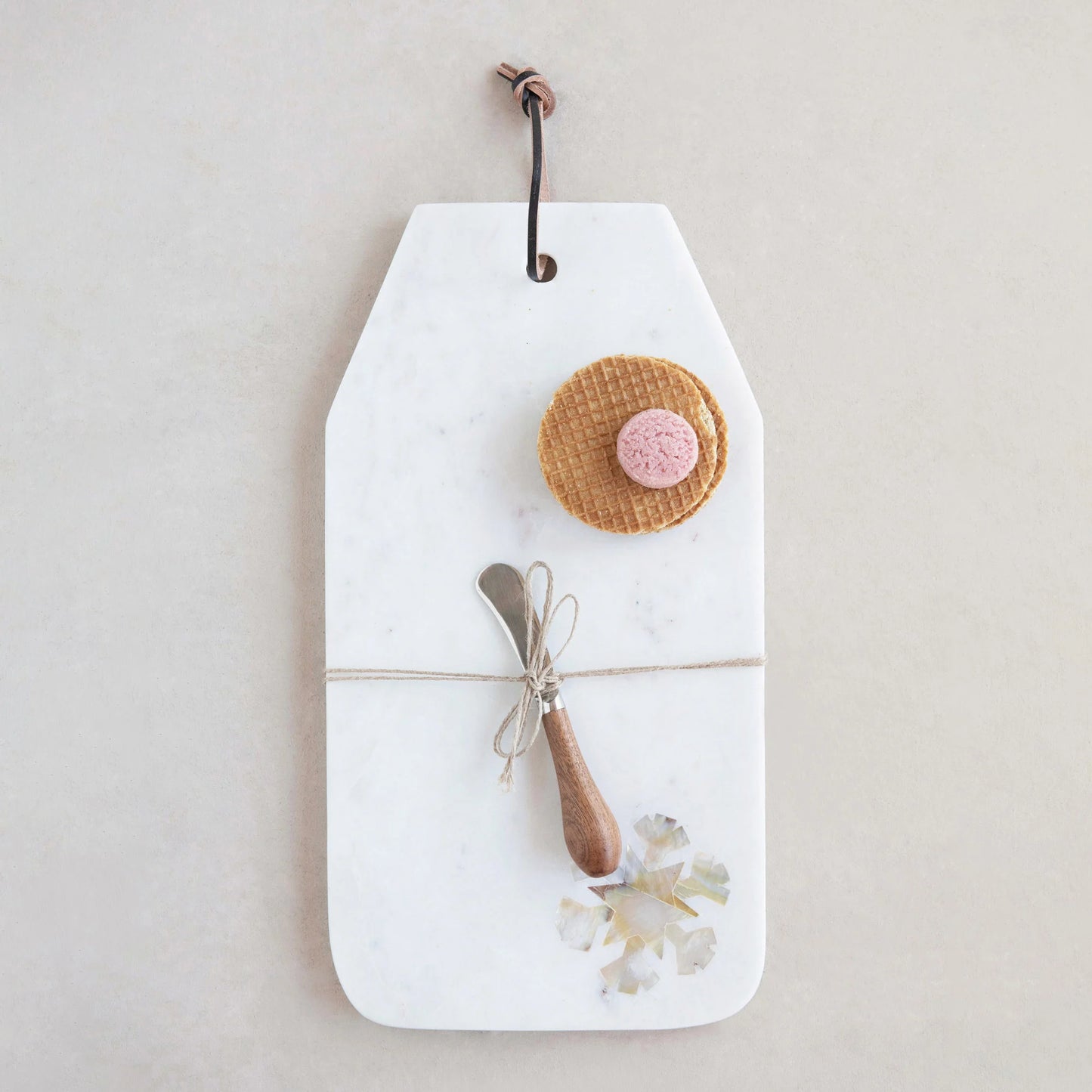 Snowflake Marble Cheeseboard