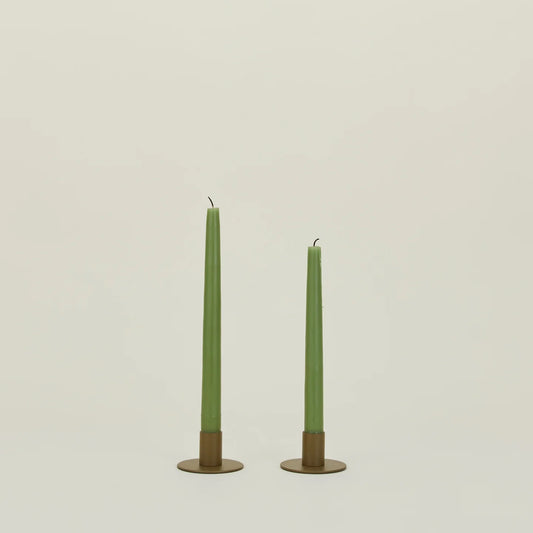 Metal Candle Holder Set Olive