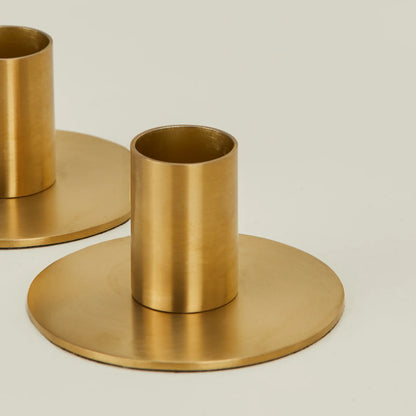 Brass Candle Holder Set