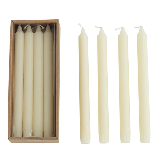 Unscented Taper Candles