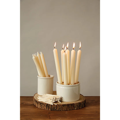 Unscented Taper Candles