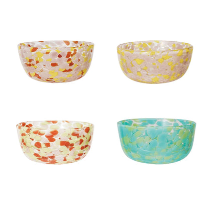 Confetti Glass Bowl Set