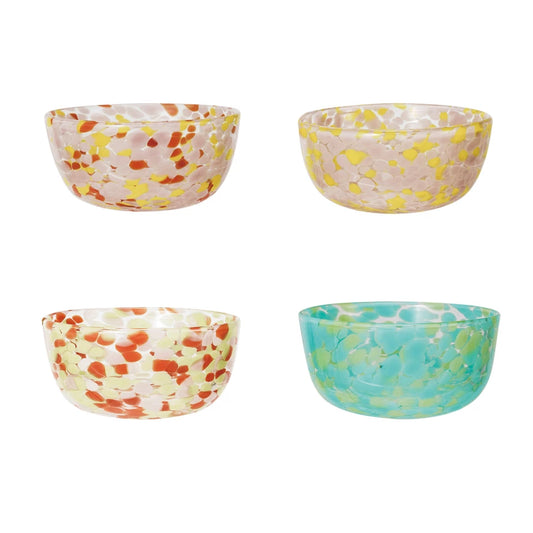 Confetti Glass Bowl Set