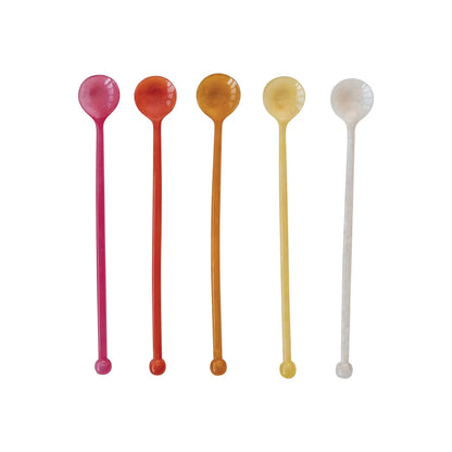 Resin Cocktail Spoon Set