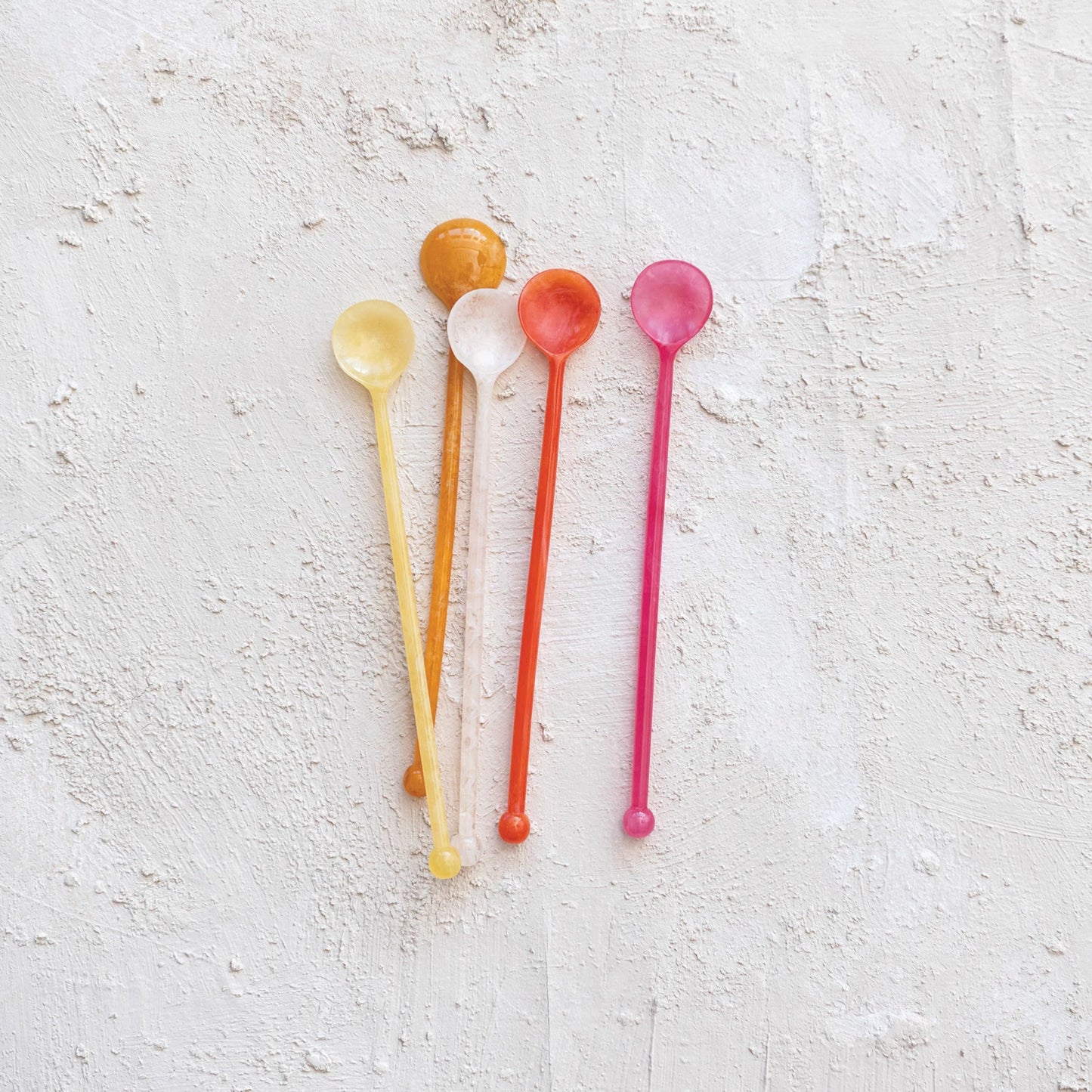 Resin Cocktail Spoon Set