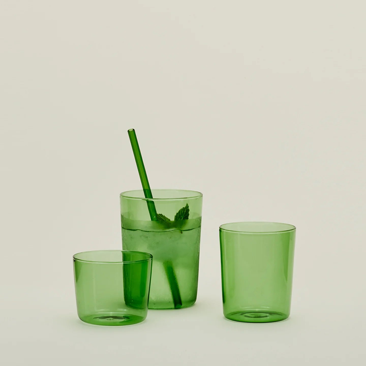 Essential Glassware Set - Green