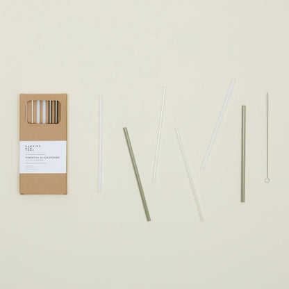 Essential Glass Straws - Neutrals