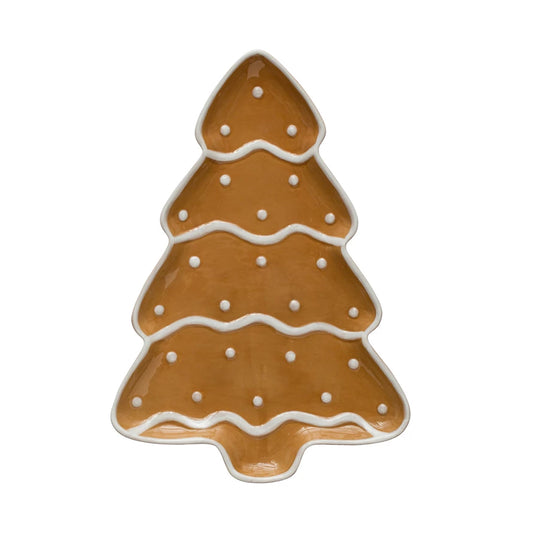 Gingerbread Tree Platter