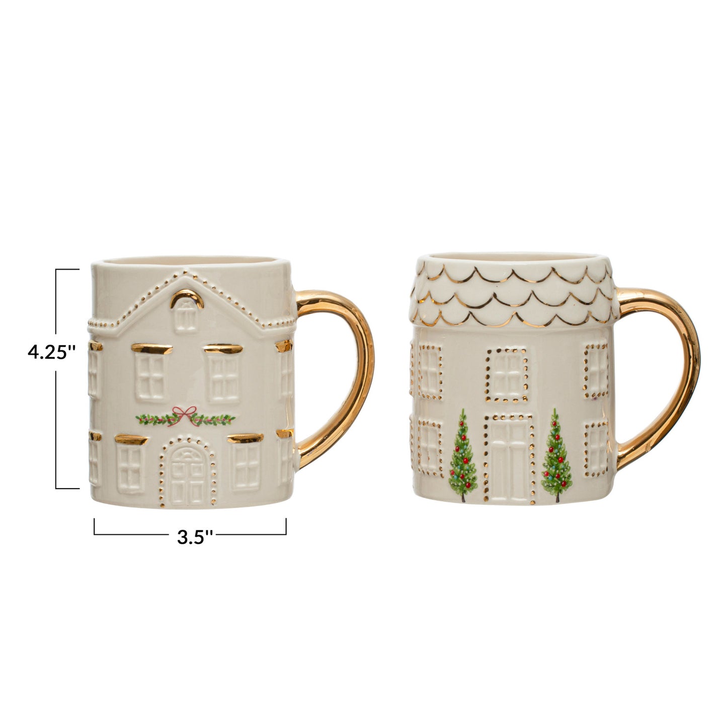 Festive House Mugs