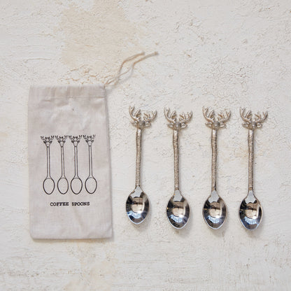 Reindeer Handle Spoons