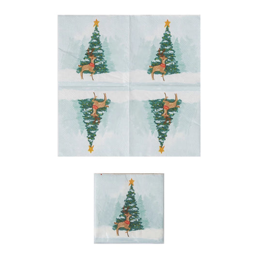 Paper Napkin Christmas Tree