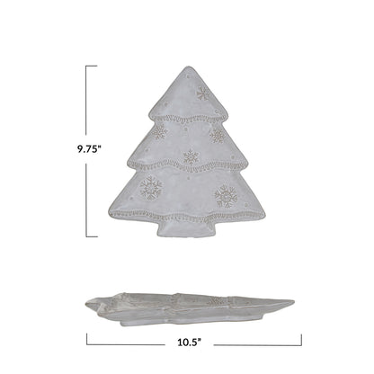 Christmas Tree Shaped Plate